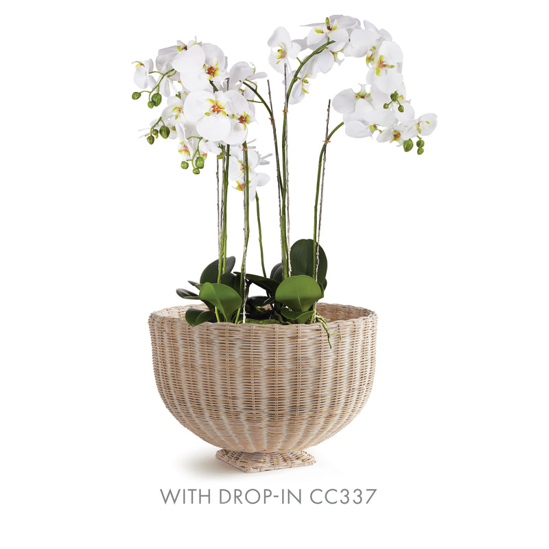 Design Shop Charleston Rattan Footed Bowl