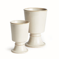 Design Shop Kelcy Footed Cachepots, Set Of 2