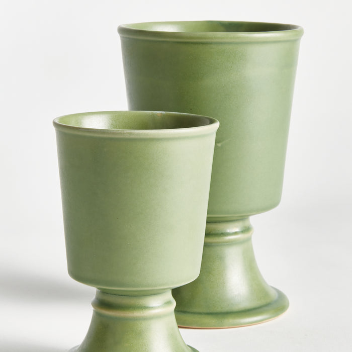 Design Shop Kelcy Footed Cachepots, Set Of 2