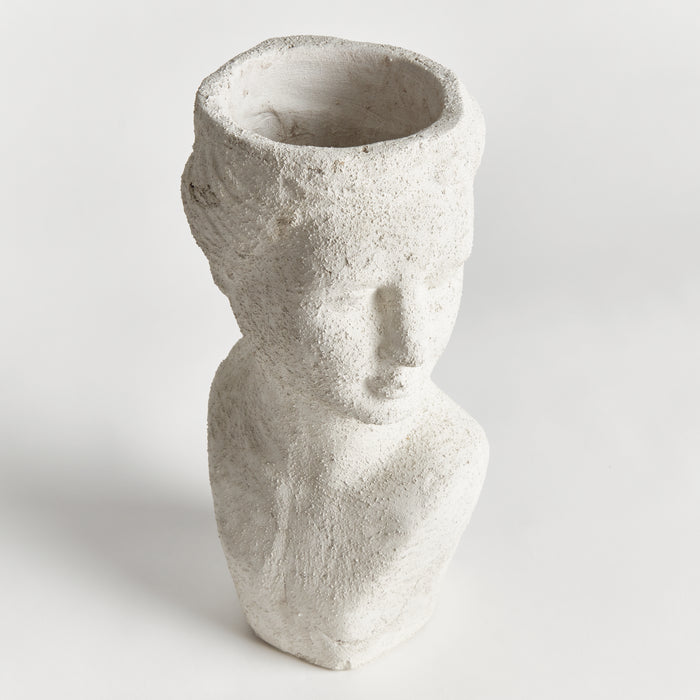 Design Shop Weathered Garden Female Bust Planter