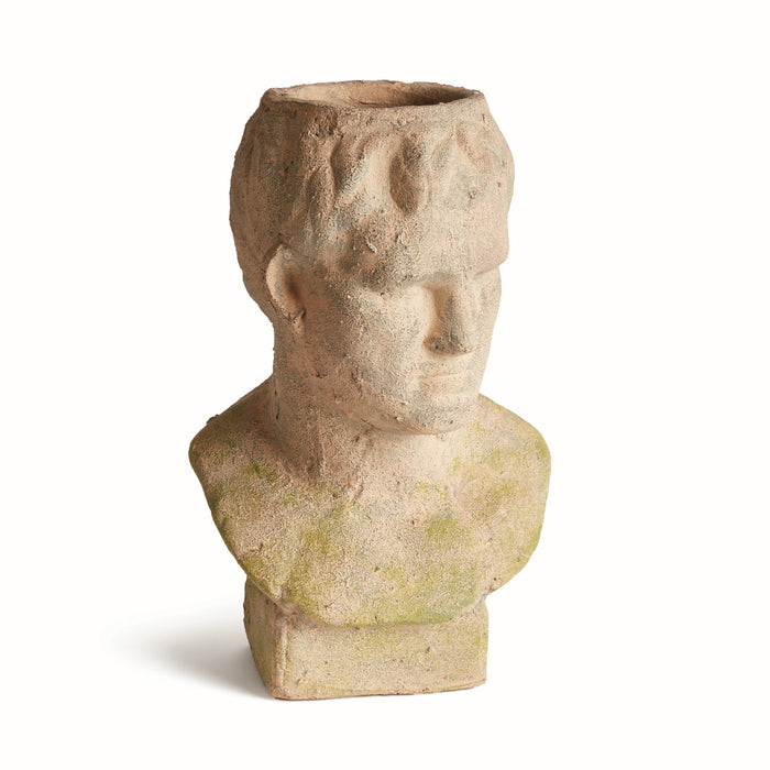 Design Shop Weathered Garden Male Bust Planter