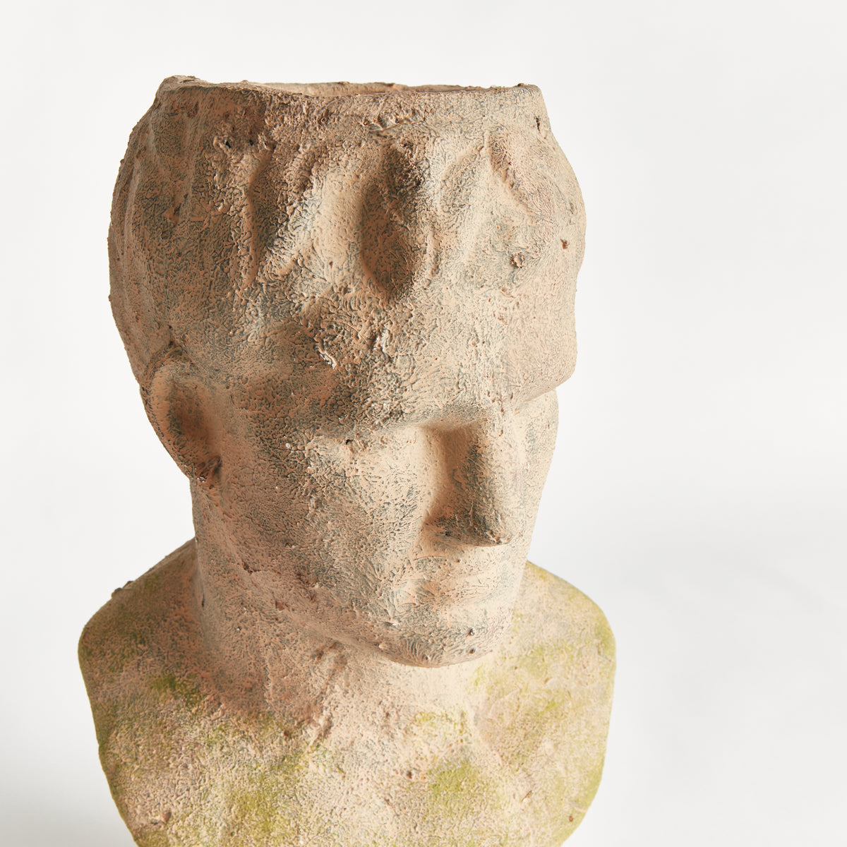 Design Shop Weathered Garden Male Bust Planter