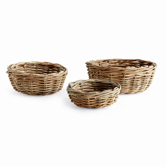 Design Shop Normandy Low Bowls, Set Of 3
