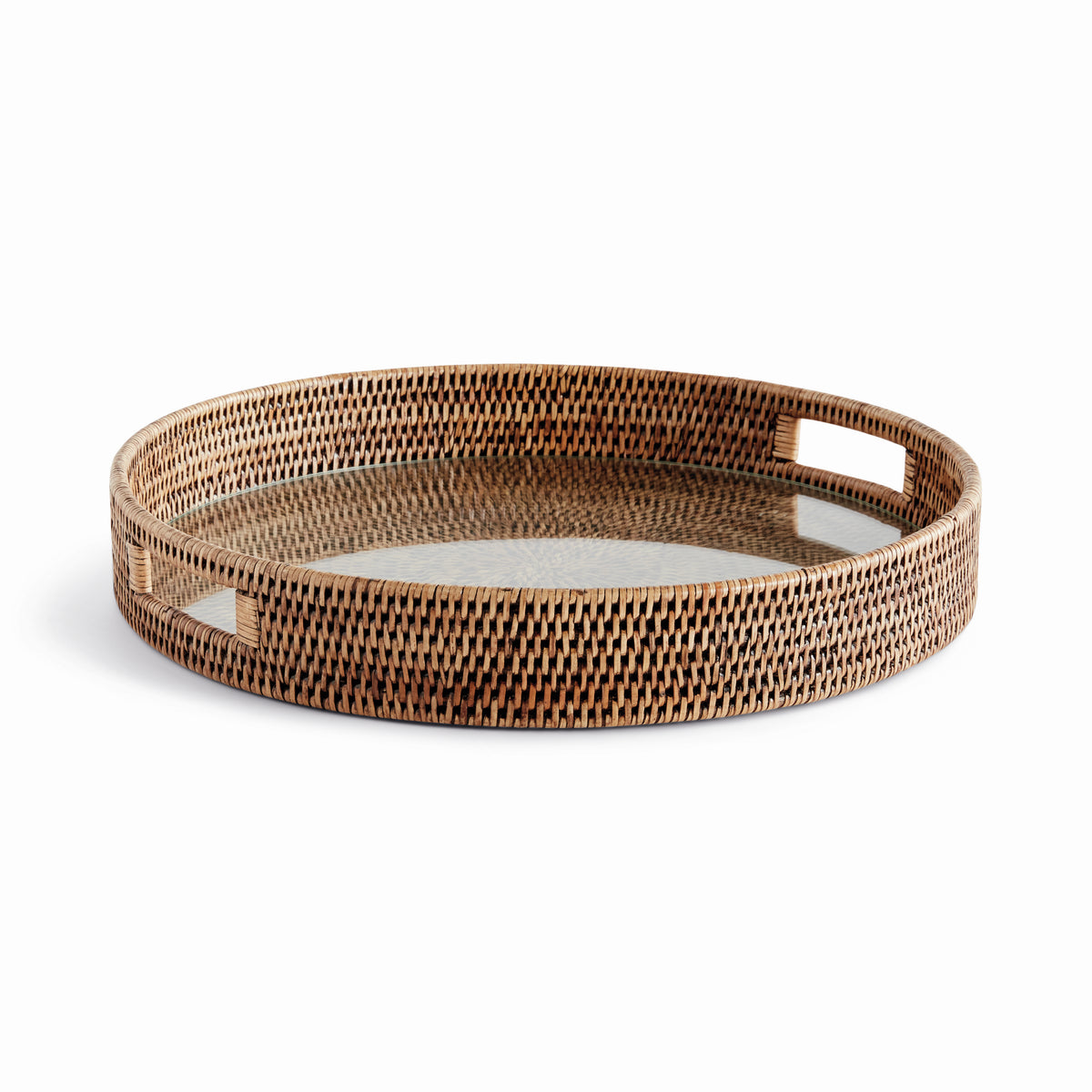 Design Shop Burma Rattan Round Serving Tray Large