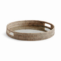 Design Shop Burma Rattan Round Serving Tray Large