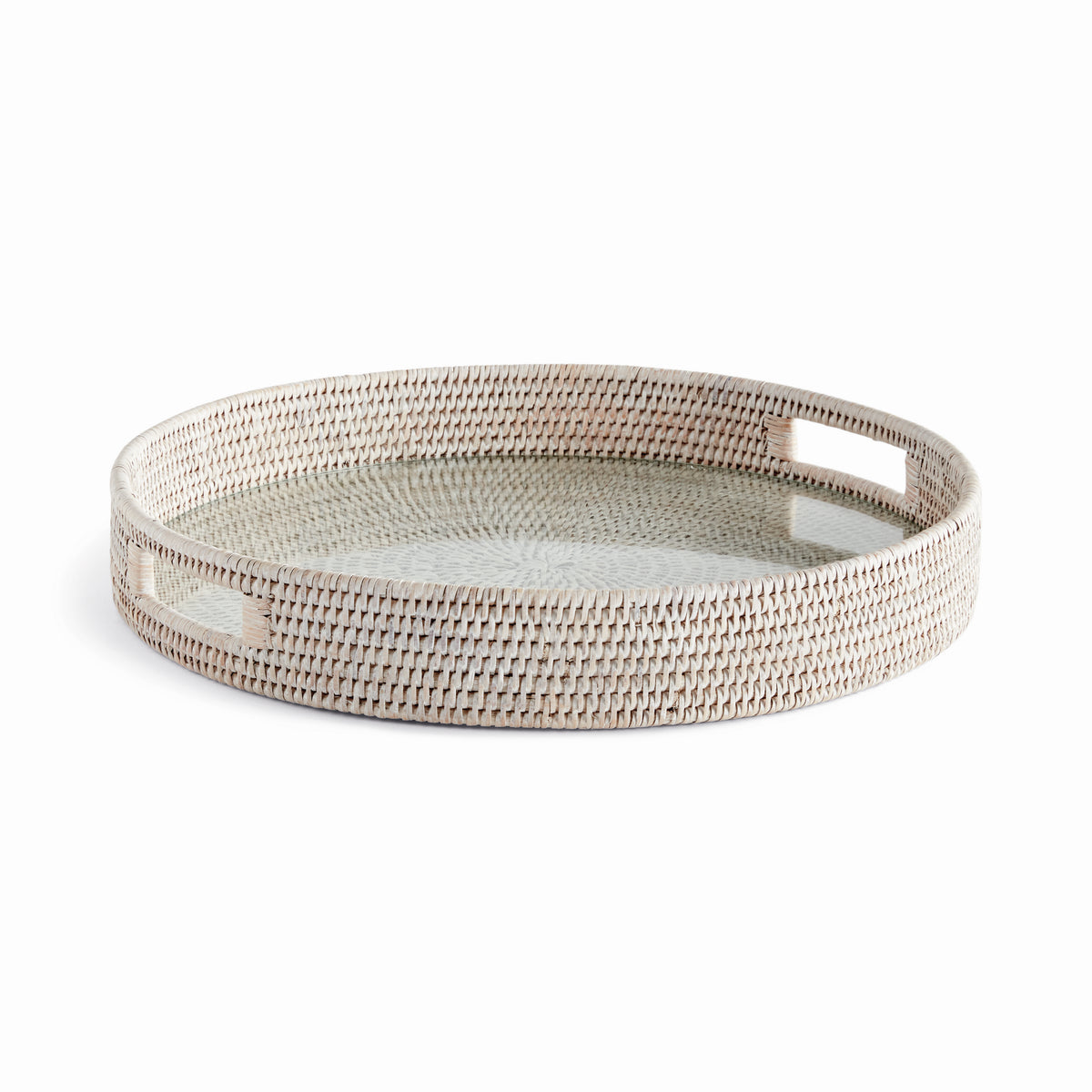 Design Shop Burma Rattan Round Serving Tray Large