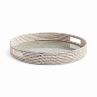 Design Shop Burma Rattan Round Serving Tray Large