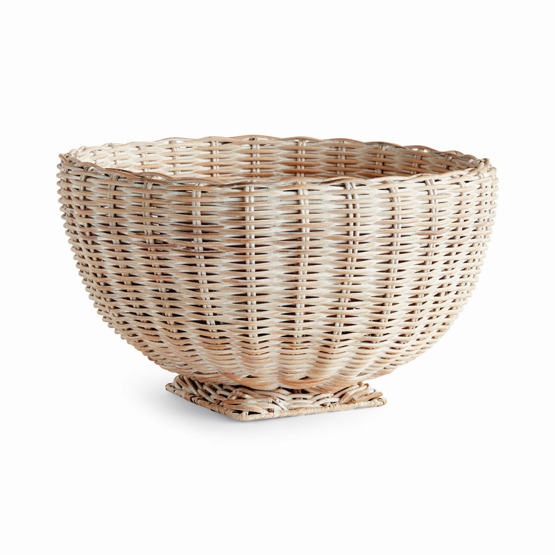 Design Shop Charleston Rattan Footed Bowl Small