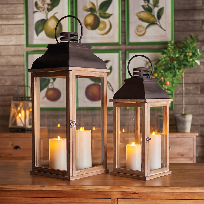 Design Shop Carmel Lanterns, Set Of 2