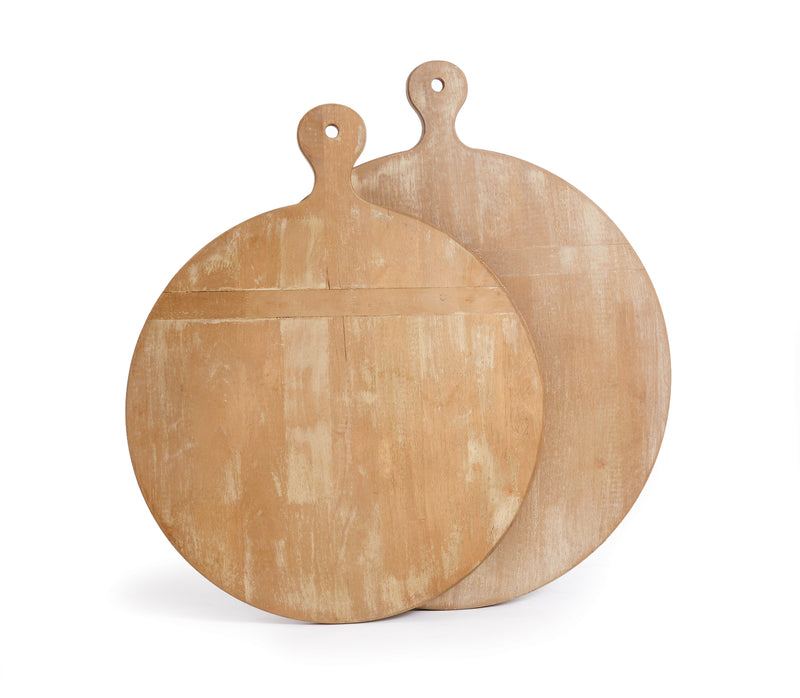 Design Shop Antique Round Cutting Boards, Set Of 2