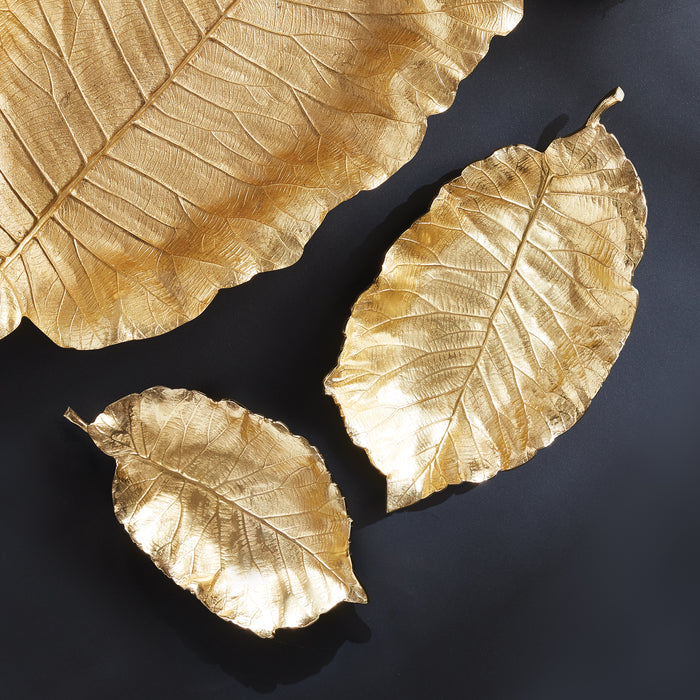 Design Shop Alegra Leaf Trays, Set Of 2