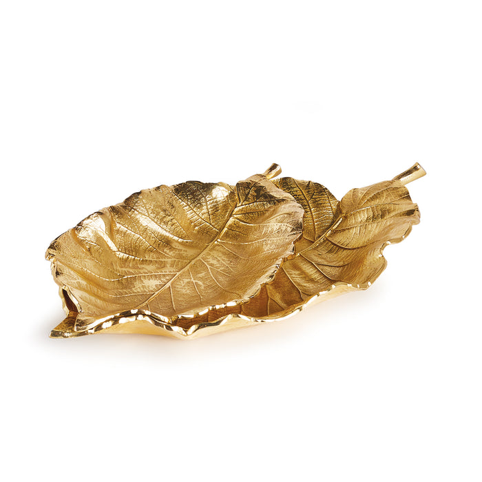 Design Shop Alegra Leaf Trays, Set Of 2