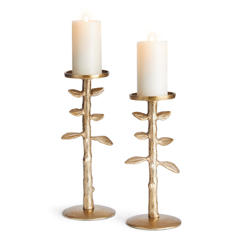 Design Shop Brier Candle Stands, Set Of 2