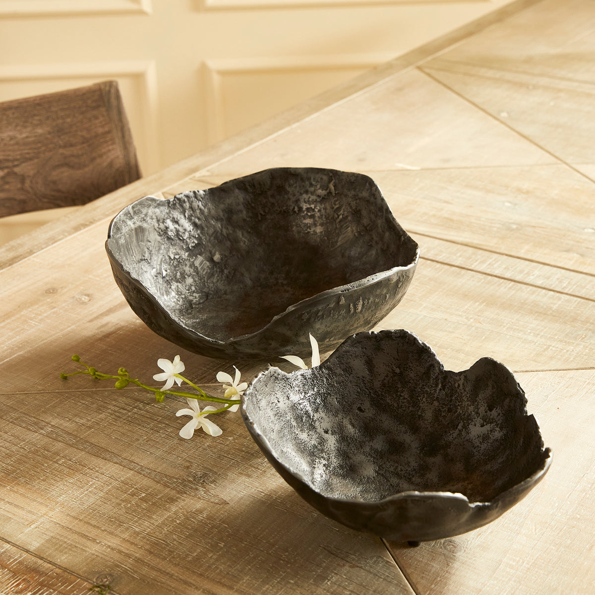 Design Shop Roland Organic Decorative Bowls, Set Of 2