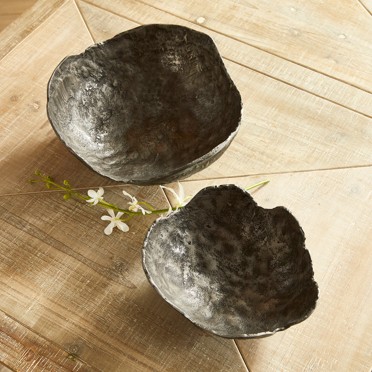 Design Shop Roland Organic Decorative Bowls, Set Of 2