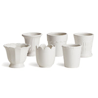 Design Shop Mirabelle Mini Cachepots, Set Of 6