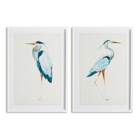 Design Shop Blue Heron Prints, Set Of 2