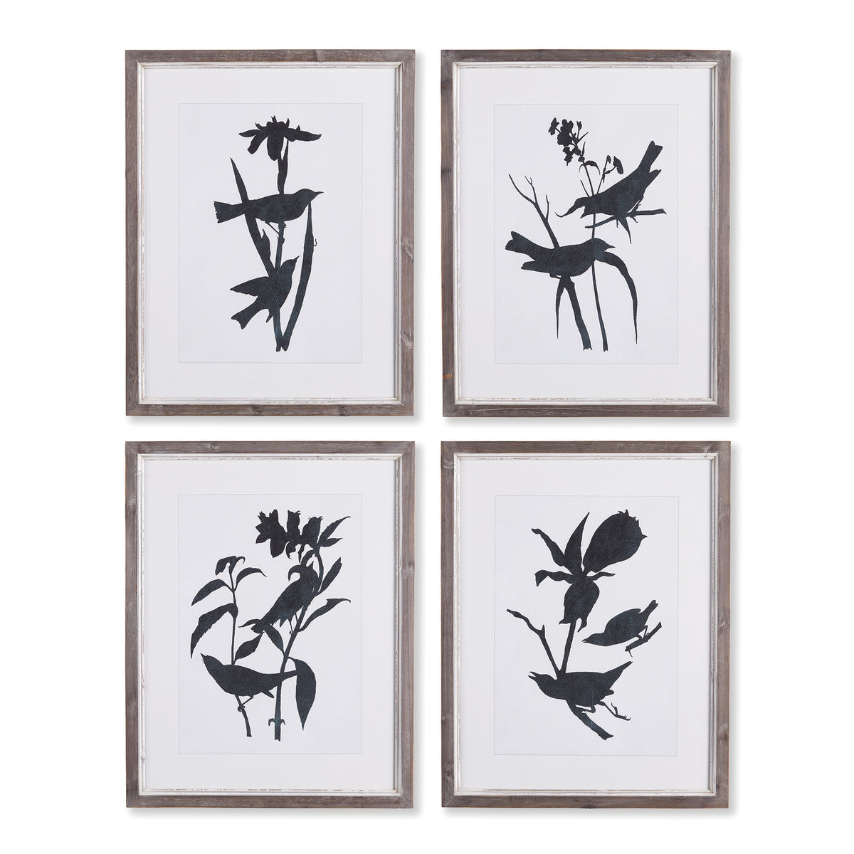 Design Shop Bird Silhouette Prints, Set Of 4