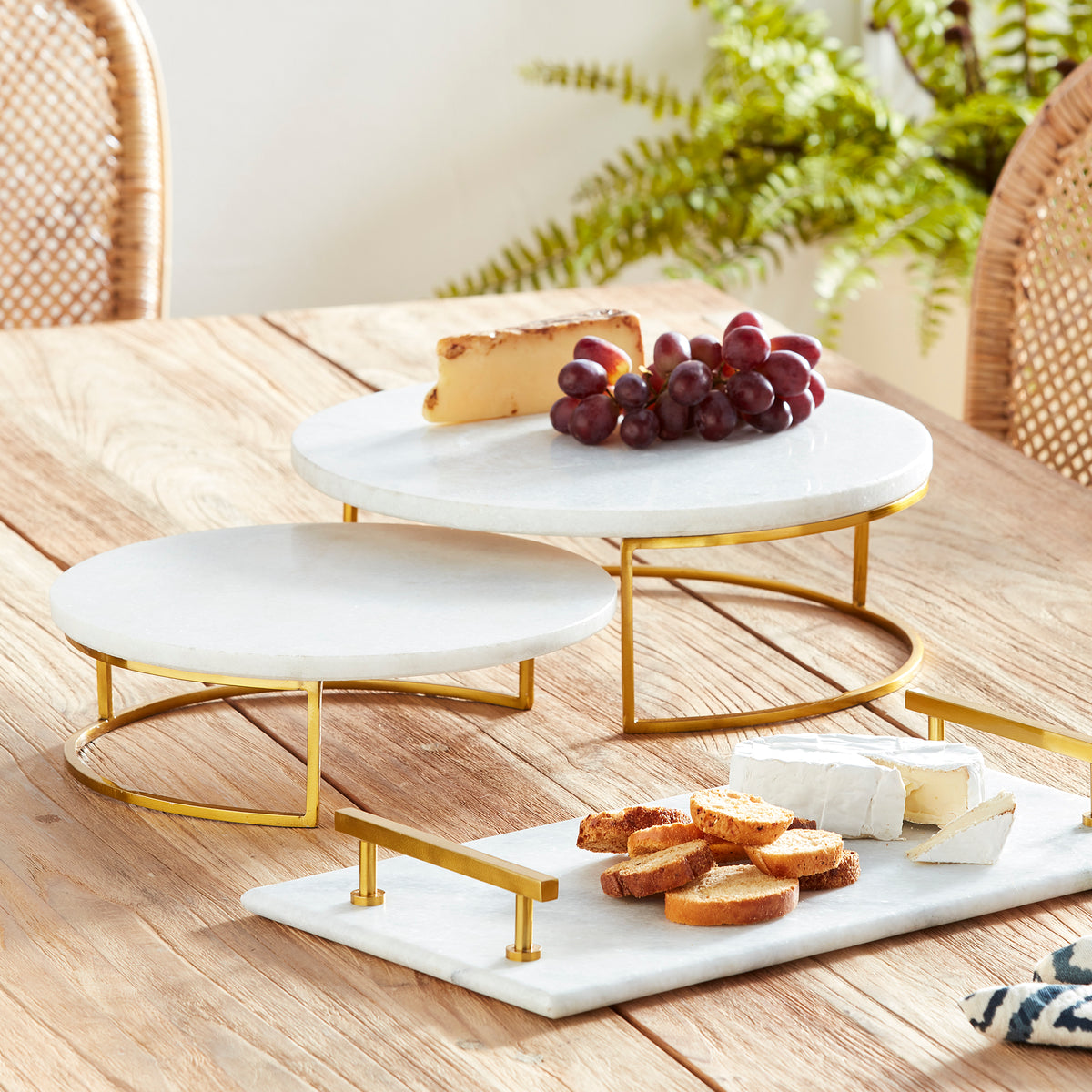 Design Shop Vienna Serving Stands, Set Of 2