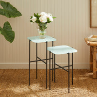 Design Shop Kenzie Square Tables, Set Of 2