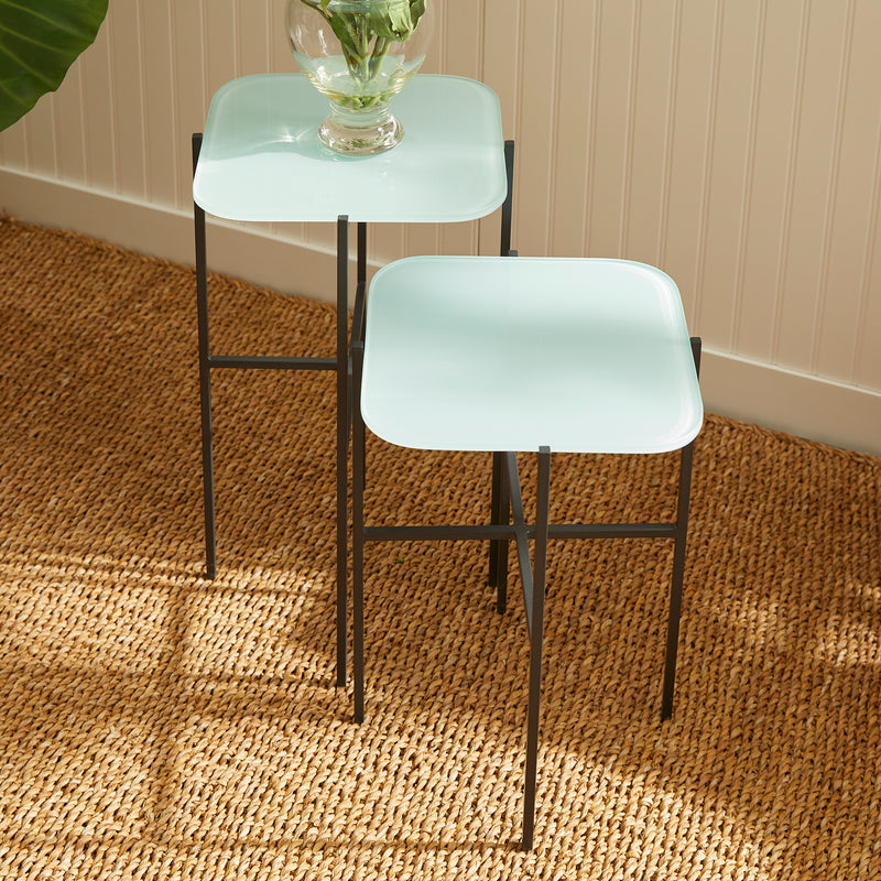 Design Shop Kenzie Square Tables, Set Of 2