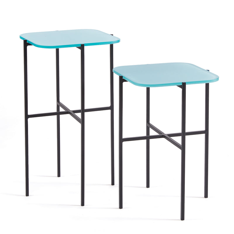Design Shop Kenzie Square Tables, Set Of 2
