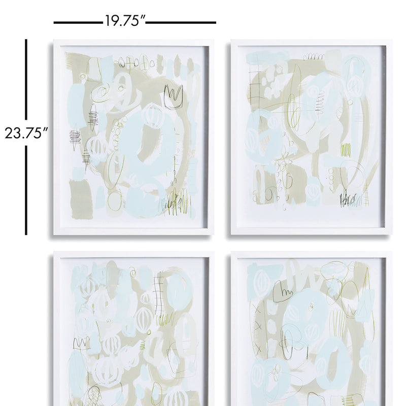 Design Shop Bacchus Prints, Set Of 4