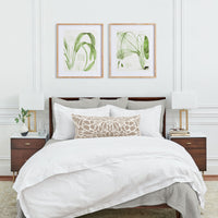 Design Shop Aquatic Leaf Prints, Set Of 2