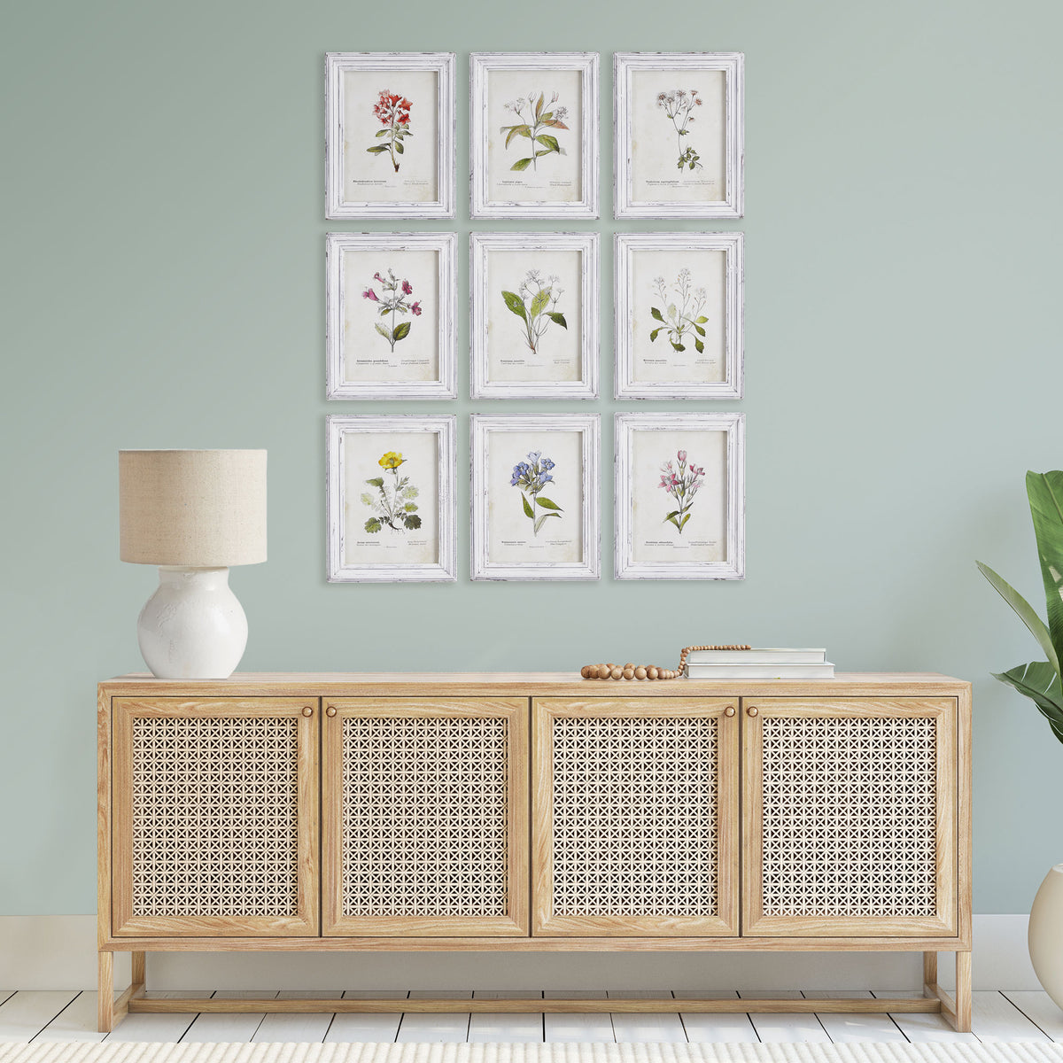 Design Shop Garden Meadow Study, Set Of 9