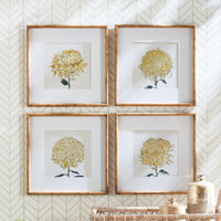Design Shop Chrysanthemum Prints, Set Of 4