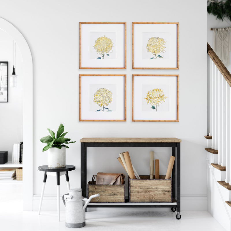 Design Shop Chrysanthemum Prints, Set Of 4