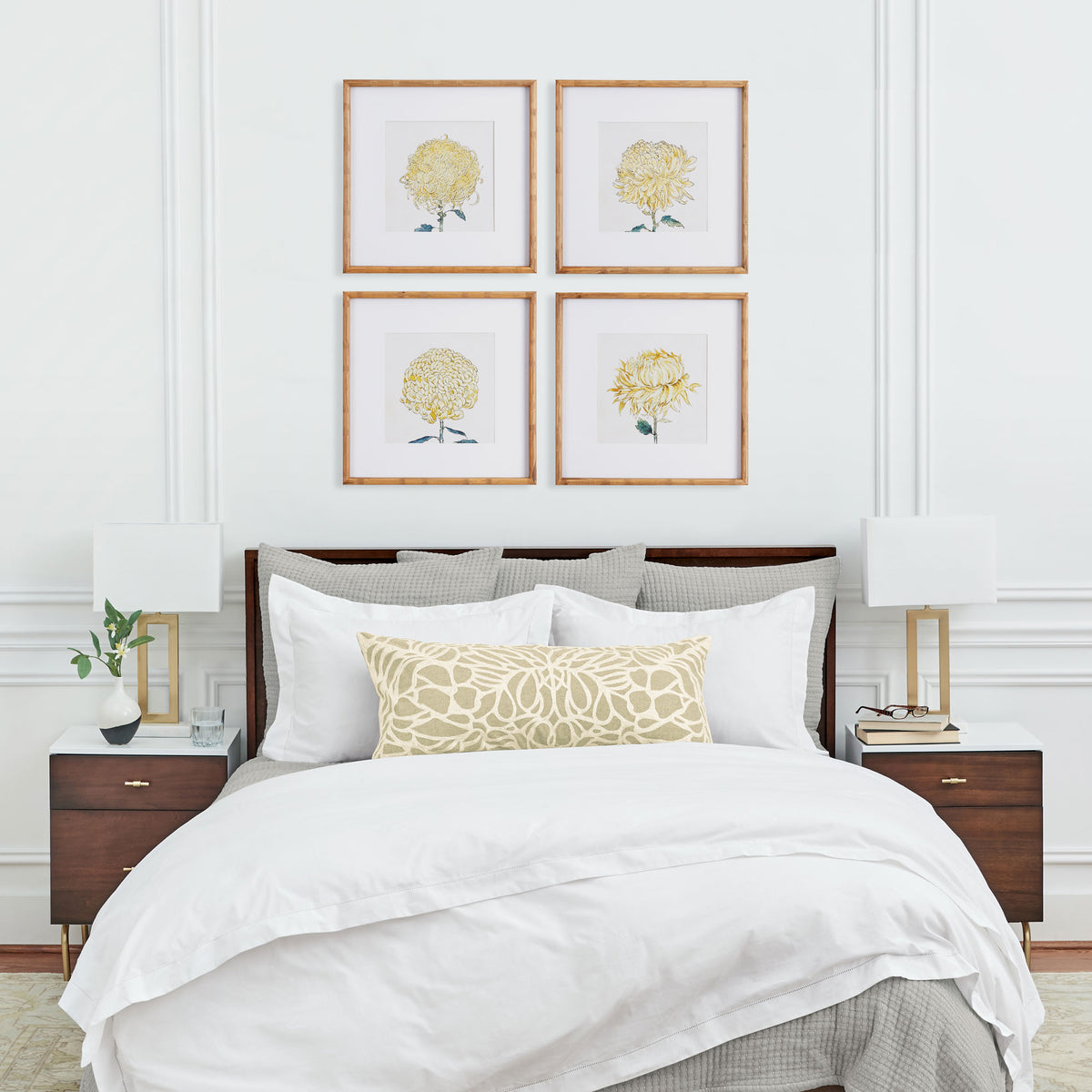 Design Shop Chrysanthemum Prints, Set Of 4