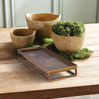 Design Shop Cabot Raised Rectangular Tray