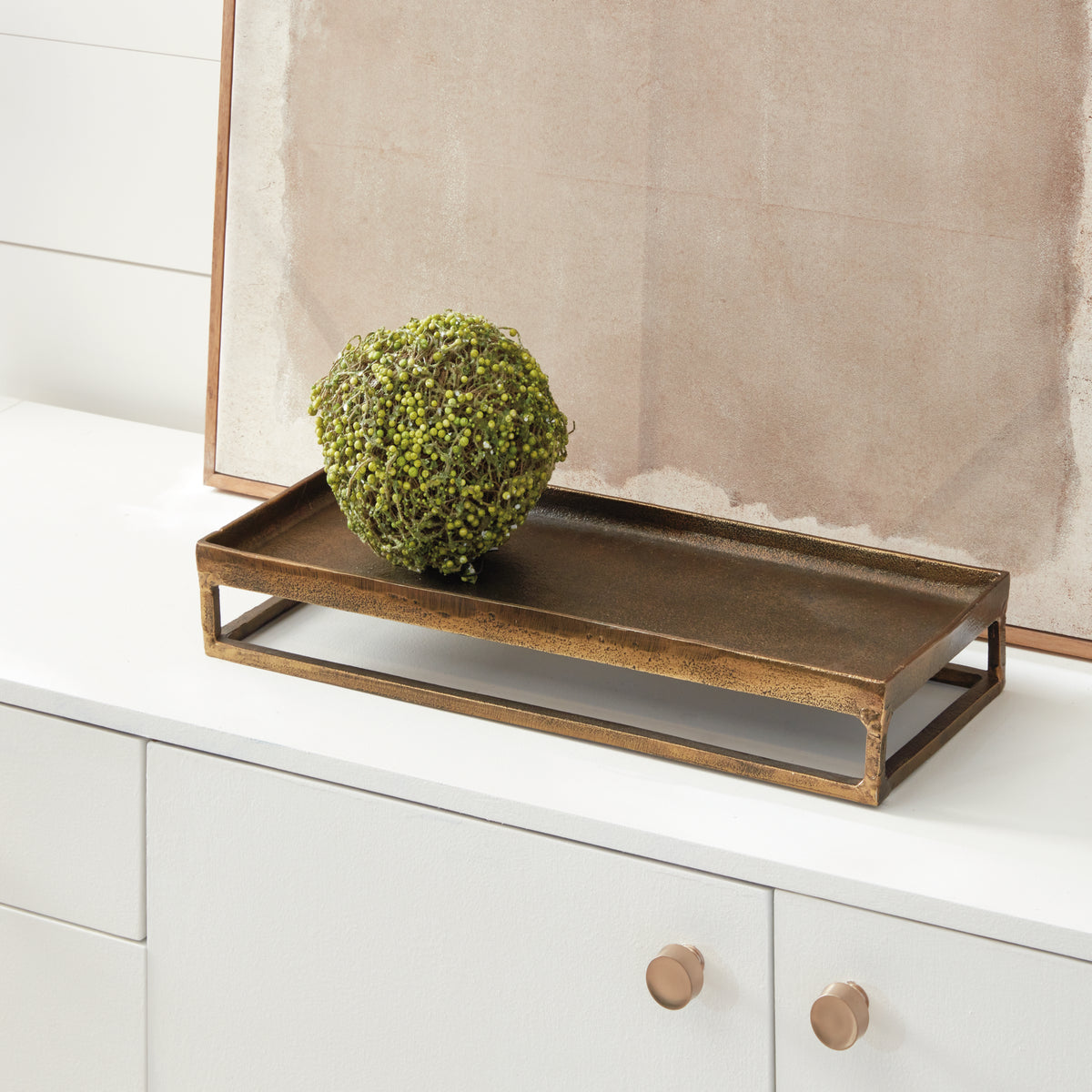 Design Shop Cabot Raised Rectangular Tray