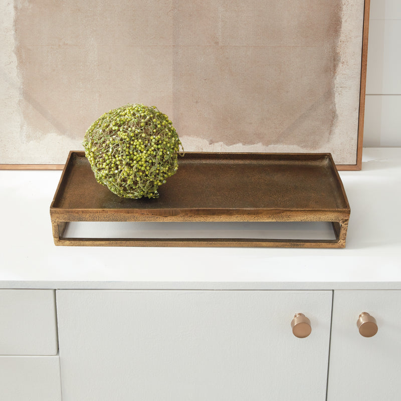 Design Shop Cabot Raised Rectangular Tray