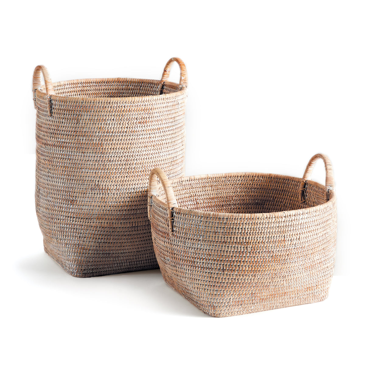 Design Shop Burma Rattan Orchard Baskets, Set Of 2