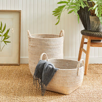 Design Shop Burma Rattan Orchard Baskets, Set Of 2