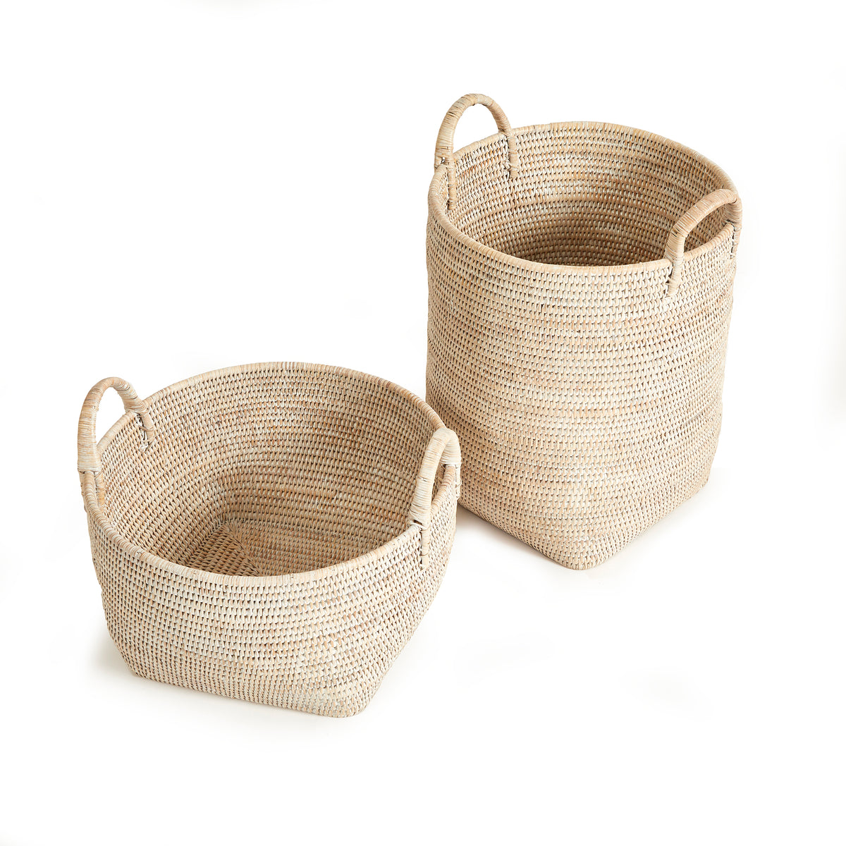 Design Shop Burma Rattan Orchard Baskets, Set Of 2