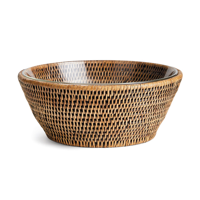 Design Shop Burma Rattan Serving Bowl 10.75"