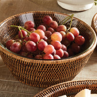 Design Shop Burma Rattan Serving Bowl 10.75"