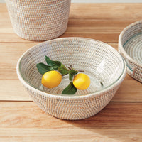 Design Shop Burma Rattan Serving Bowl 10.75"