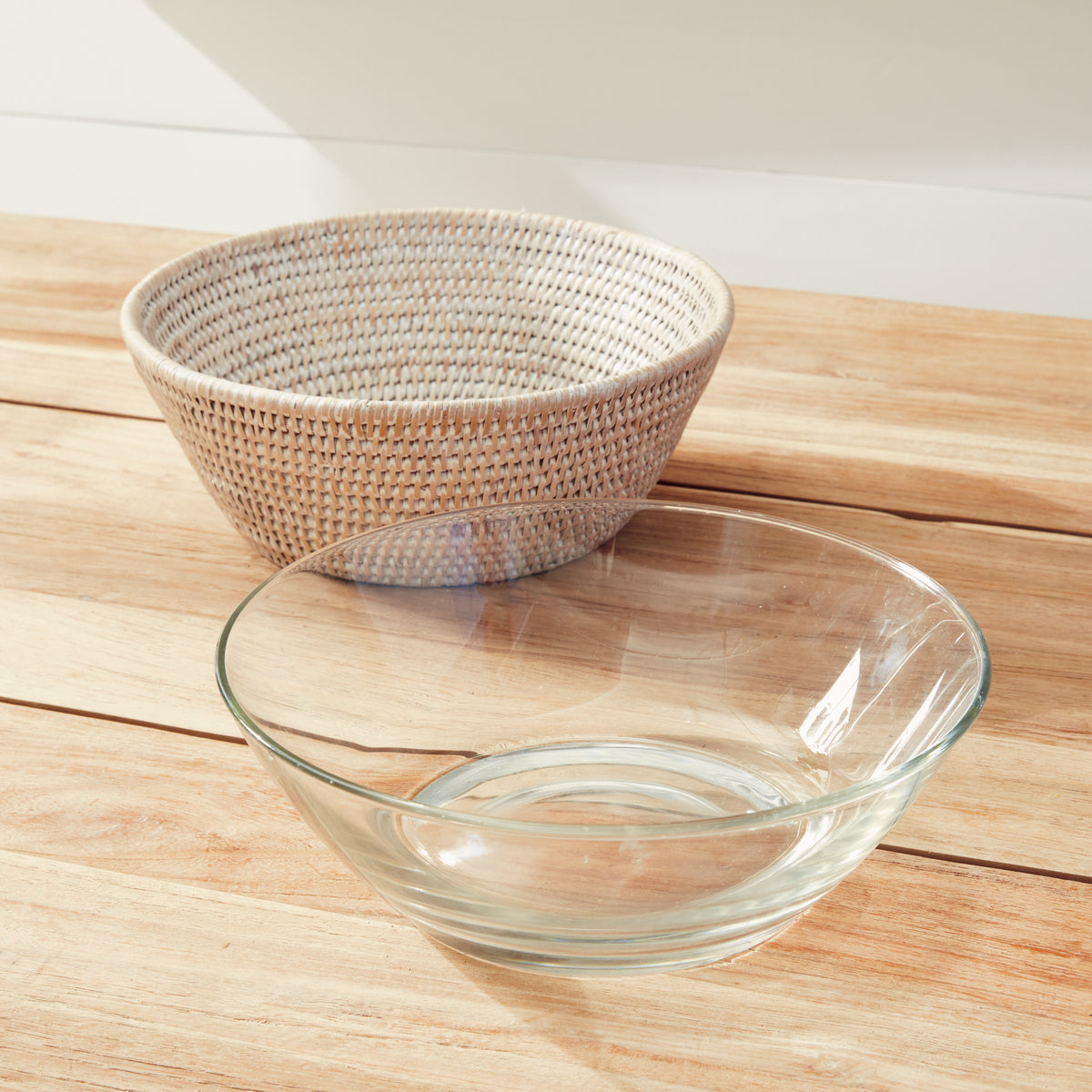 Design Shop Burma Rattan Serving Bowl 10.75"