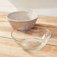 Design Shop Burma Rattan Serving Bowl 10.75"