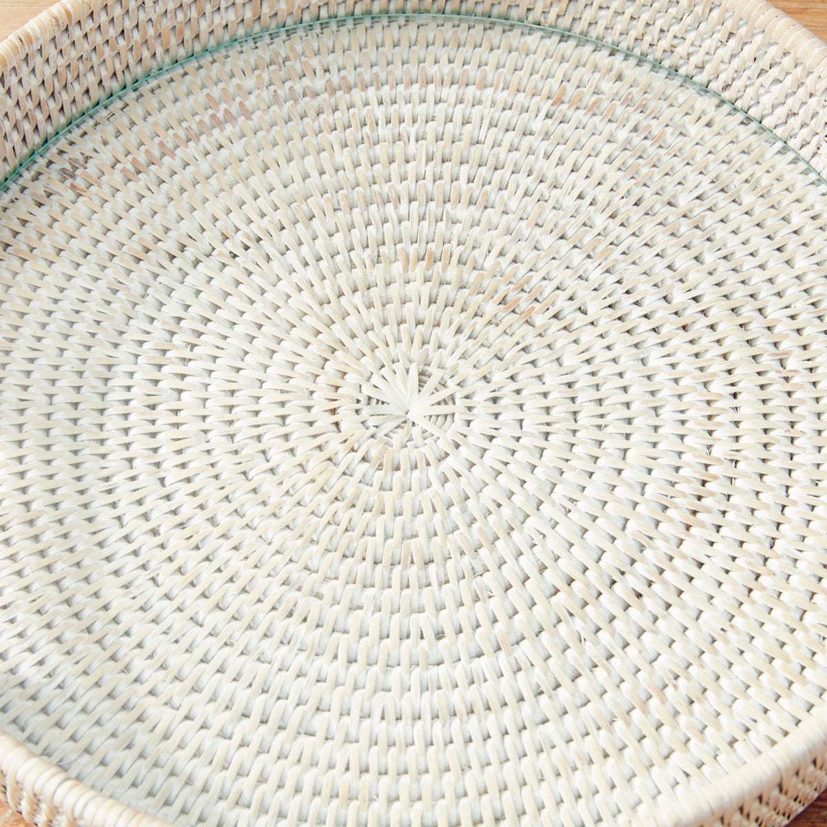 Design Shop Burma Rattan Round Serving Tray