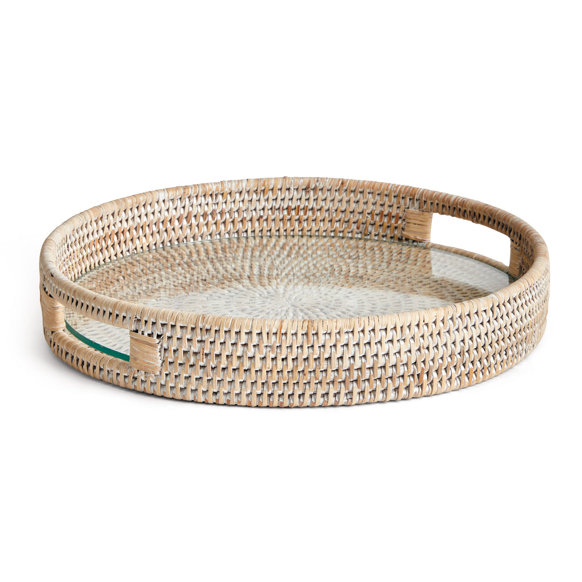 Design Shop Burma Rattan Round Serving Tray