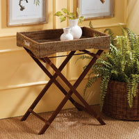 Design Shop Burma Rattan Butler Tray Table
