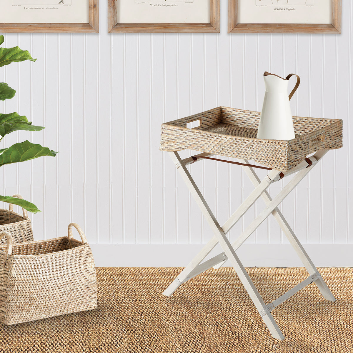 Design Shop Burma Rattan Butler Tray Table