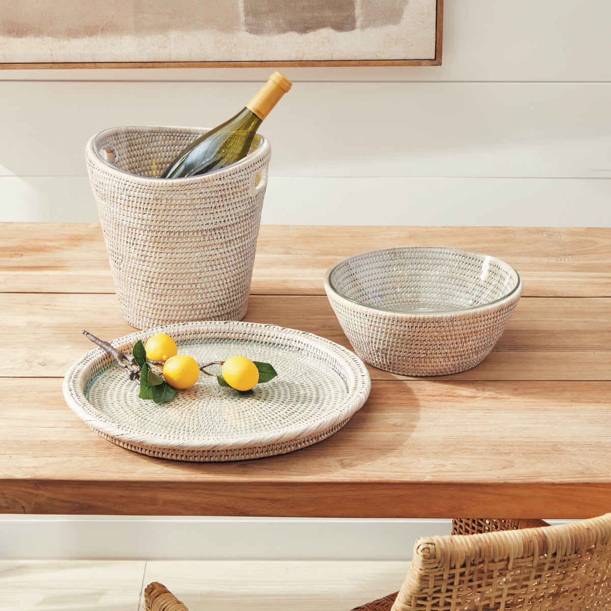 Design Shop Burma Rattan Beverage Tub Small