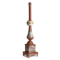 Design Shop Weathered Metal Ornate Finial