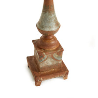 Design Shop Weathered Metal Ornate Finial